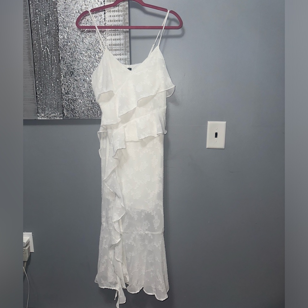Women's Ruffle Midi Dress